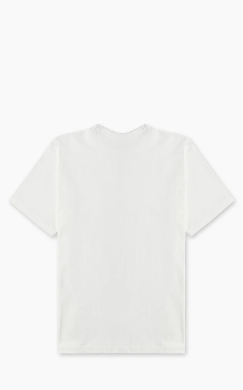 Denime Lot 271 Crew Neck Plain T-Shirt Off White - Image 4