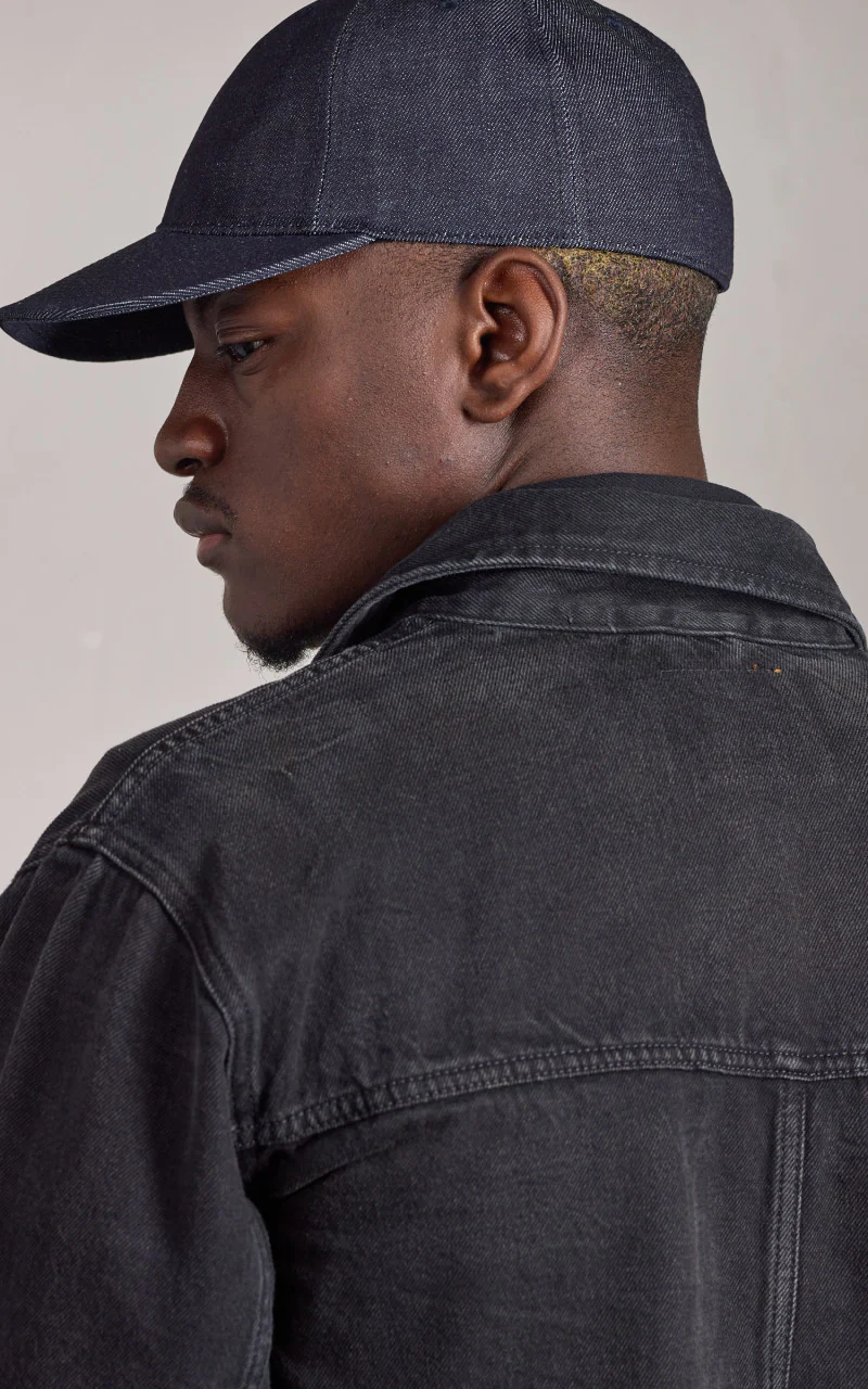 Denime Lot 301 Strong Denim Baseball Cap Indigo - Image 2