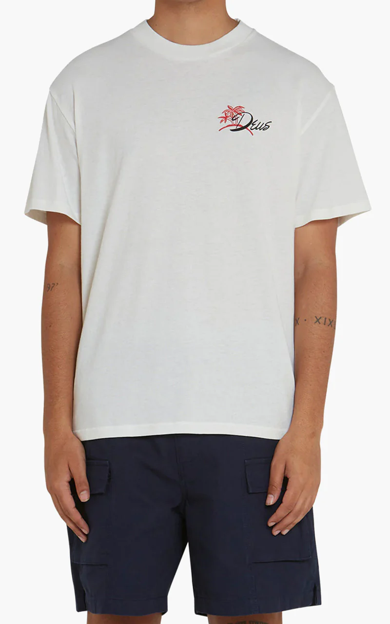 Deus Ex Machina Breaker Tee Vintage White - Image 4