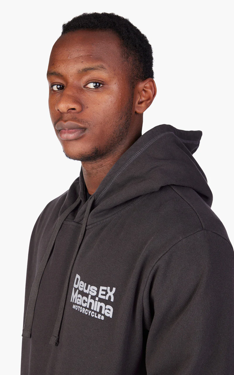 Deus Ex Machina Extremity Hoodie Anthracite - Image 5