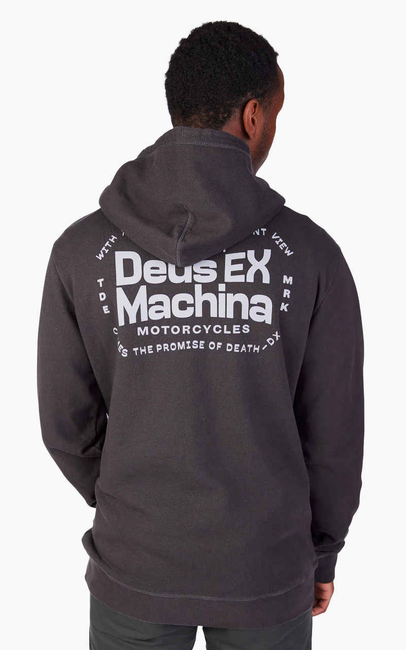 Deus Ex Machina Extremity Hoodie Anthracite - Image 6