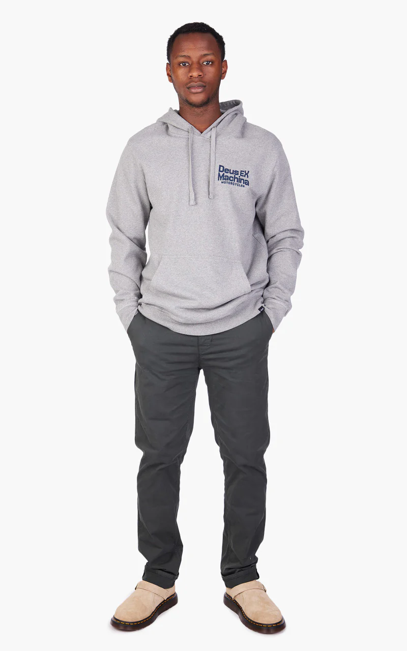 Deus Ex Machina Extremity Hoodie Grey Marle - Image 3