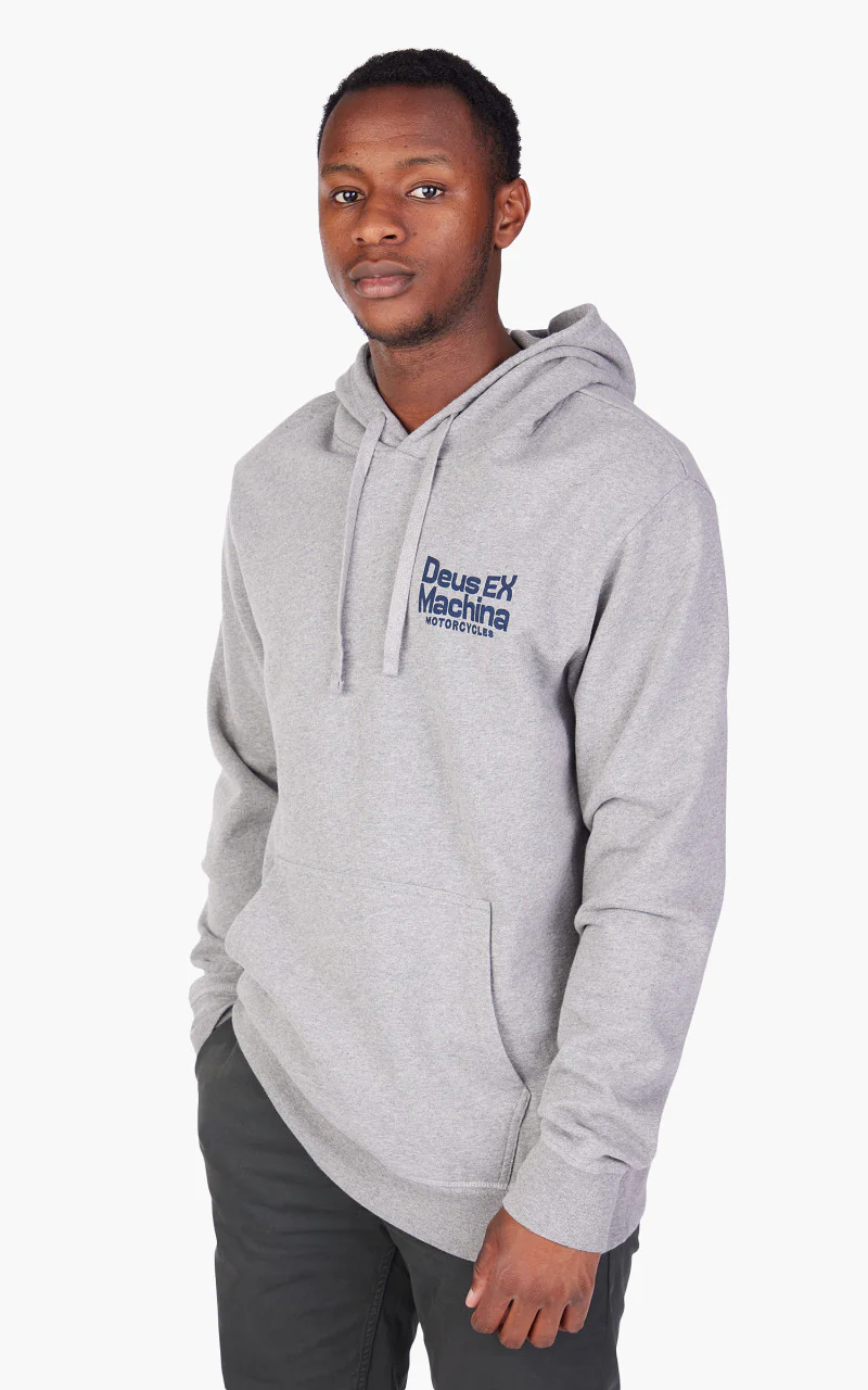 Deus Ex Machina Extremity Hoodie Grey Marle - Image 5