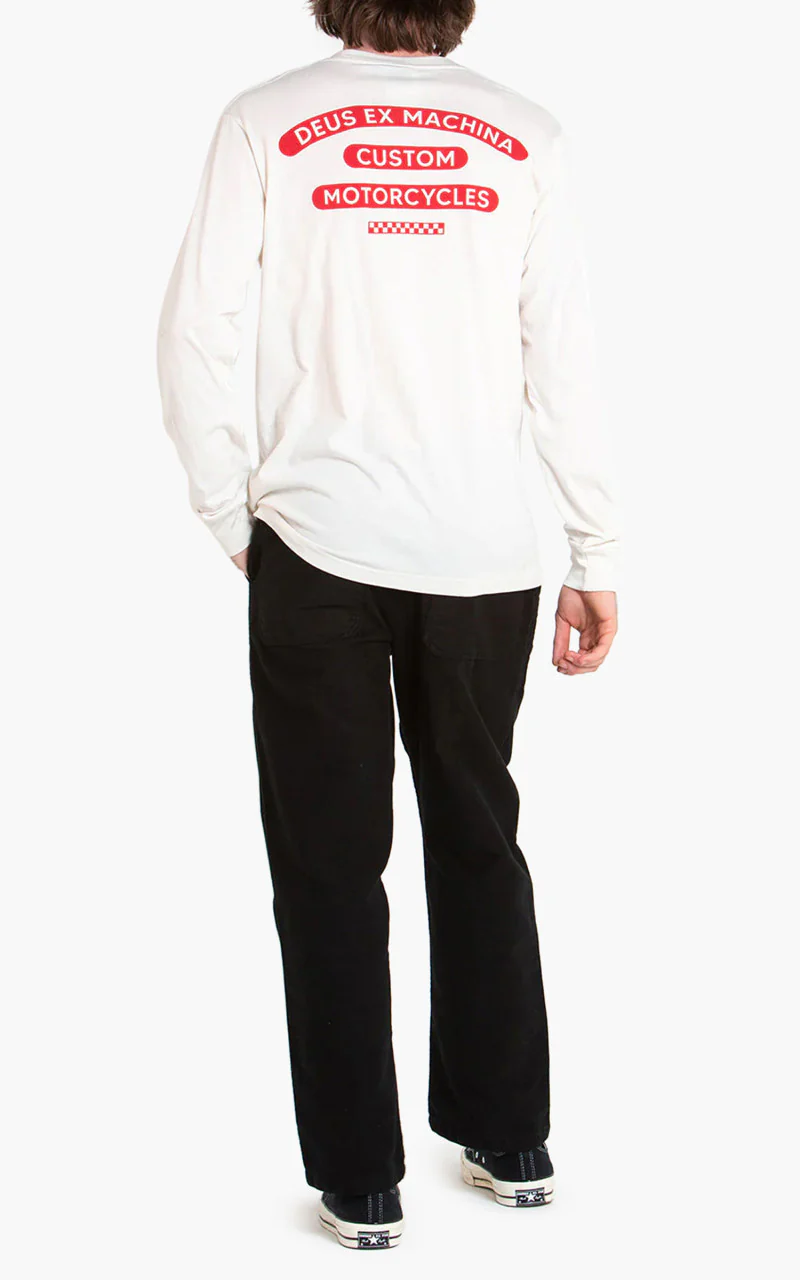 Deus Ex Machina Ingenue LS Tee Vintage White - Image 2