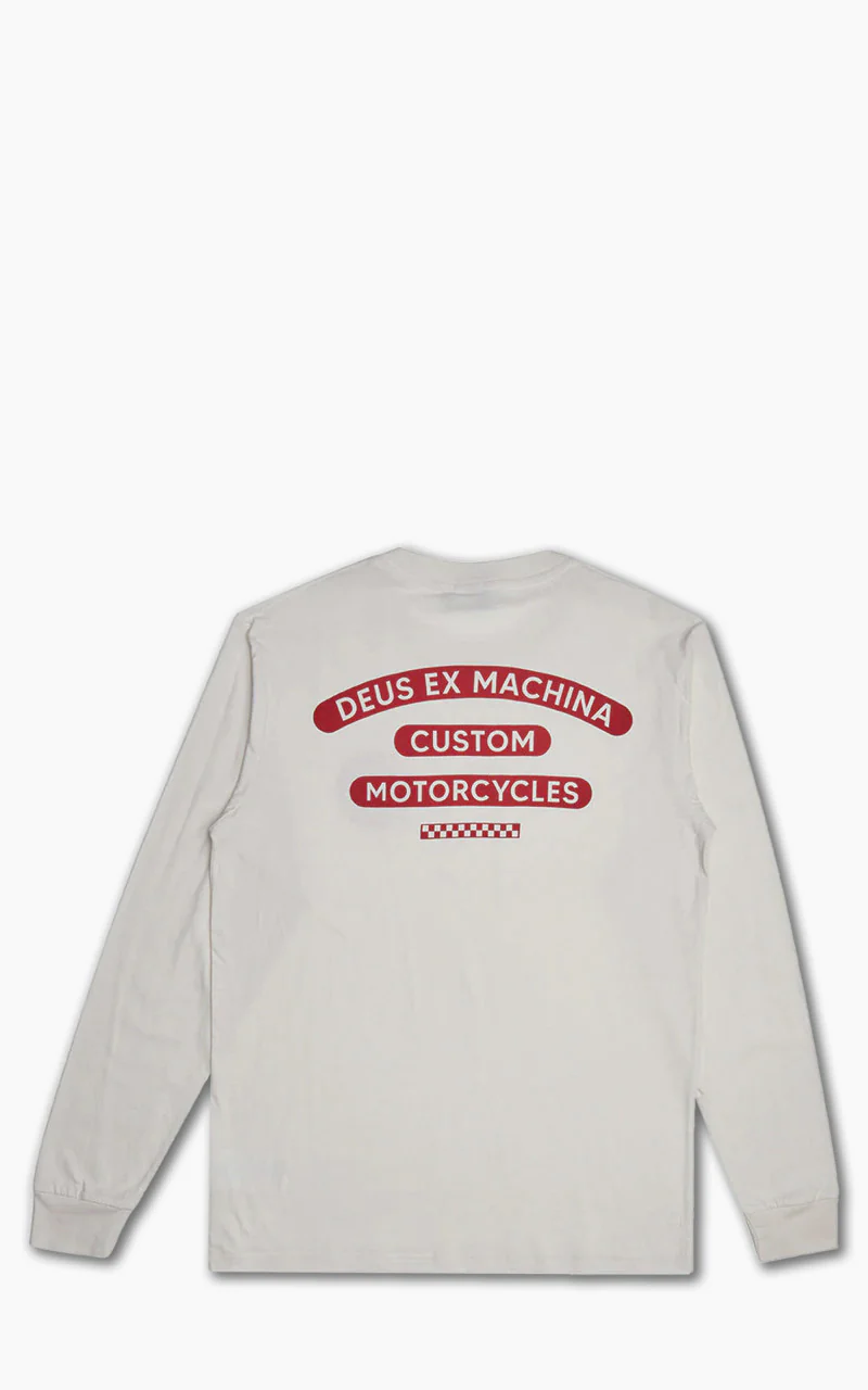 Deus Ex Machina Ingenue LS Tee Vintage White - Image 3