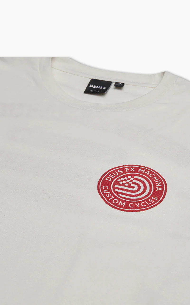 Deus Ex Machina Ingenue LS Tee Vintage White - Image 4