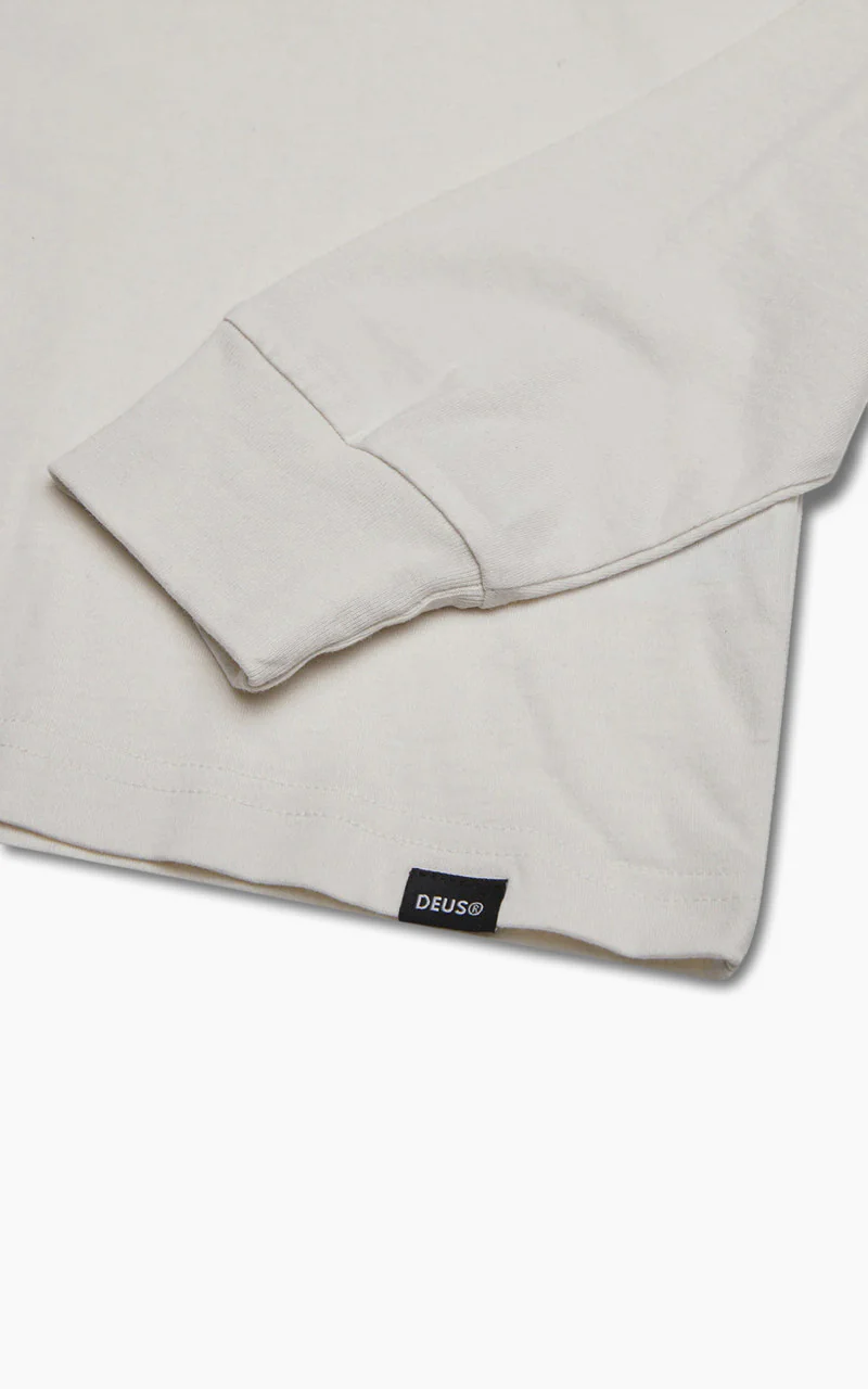 Deus Ex Machina Ingenue LS Tee Vintage White - Image 5