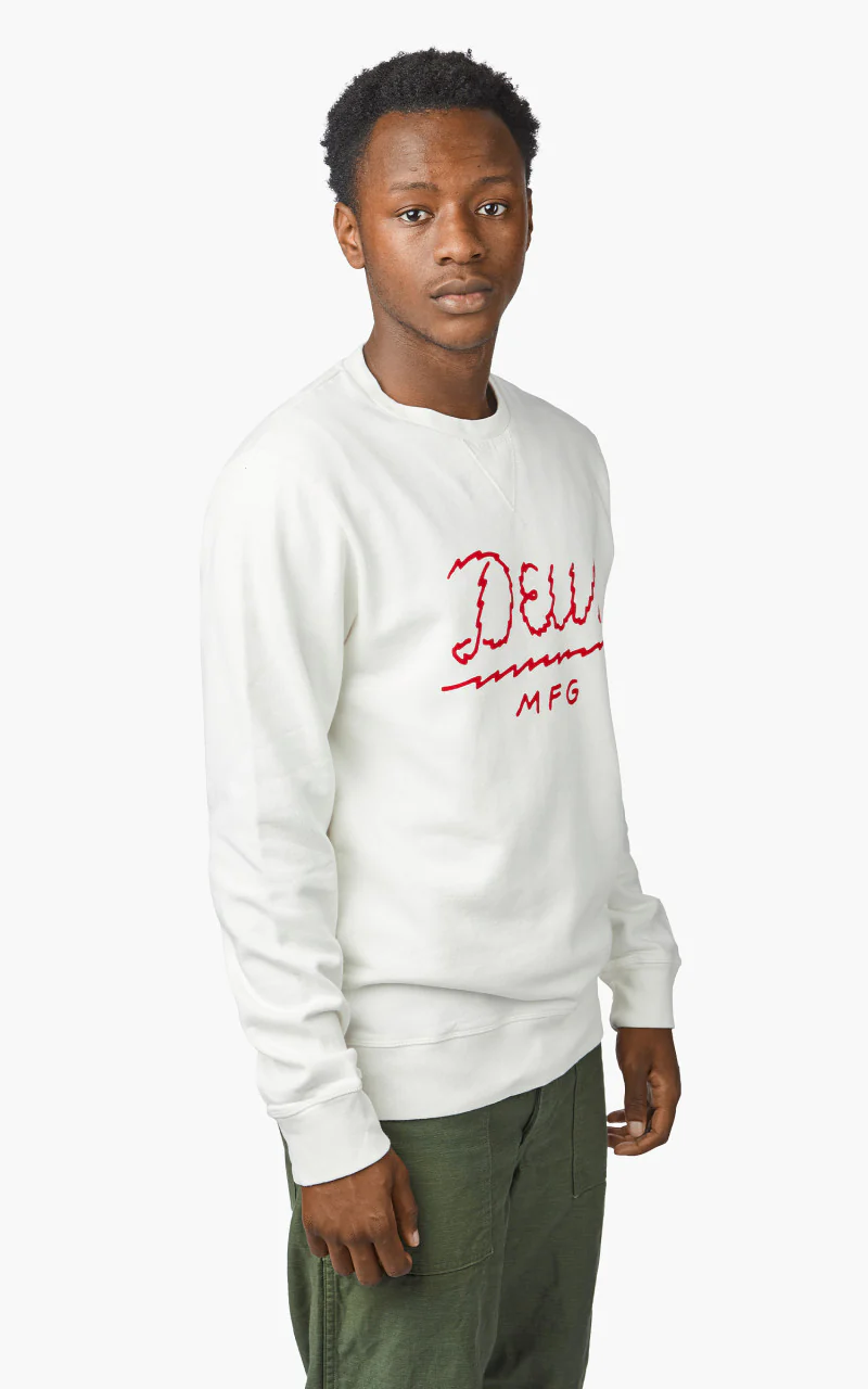 Deus Ex Machina Livewire Crew Vintage White - Image 4