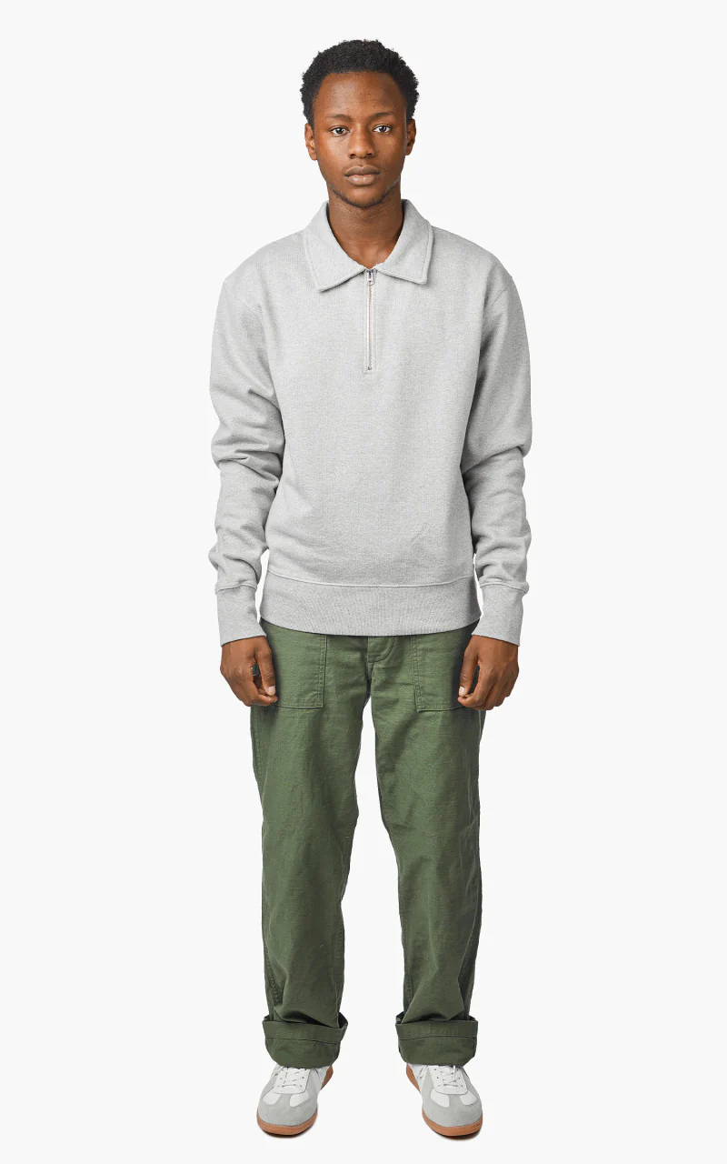Deus Ex Machina Naval Zip Neck Grey Marle - Image 2