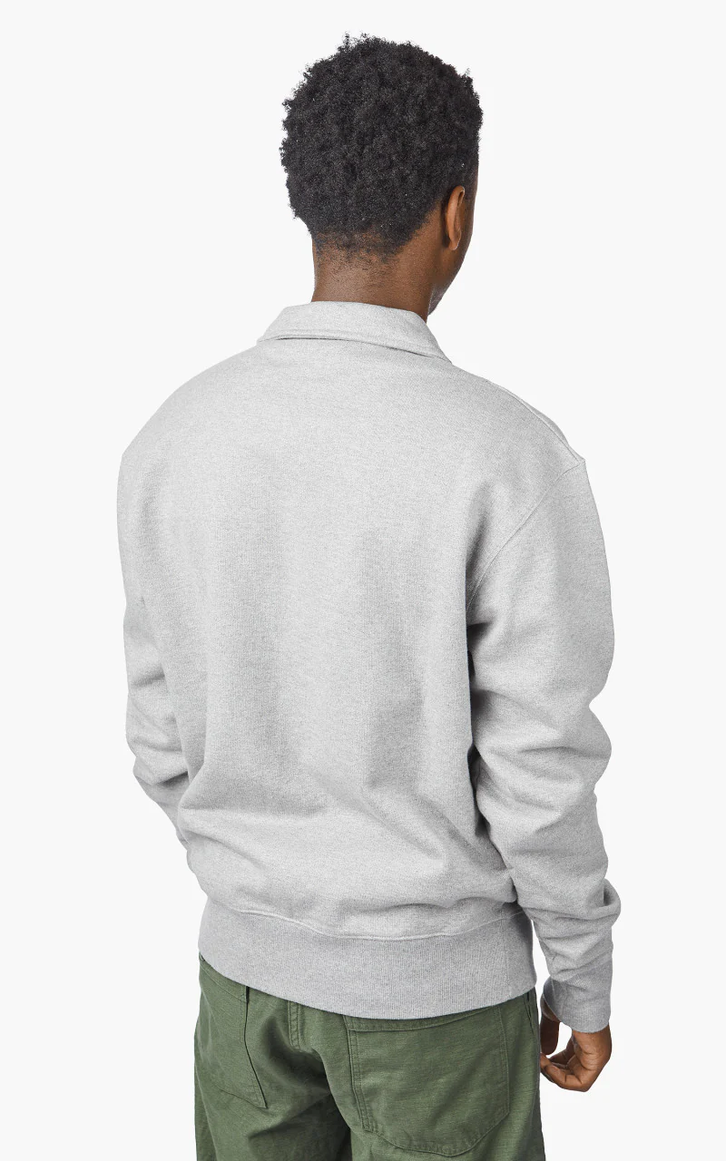 Deus Ex Machina Naval Zip Neck Grey Marle - Image 5