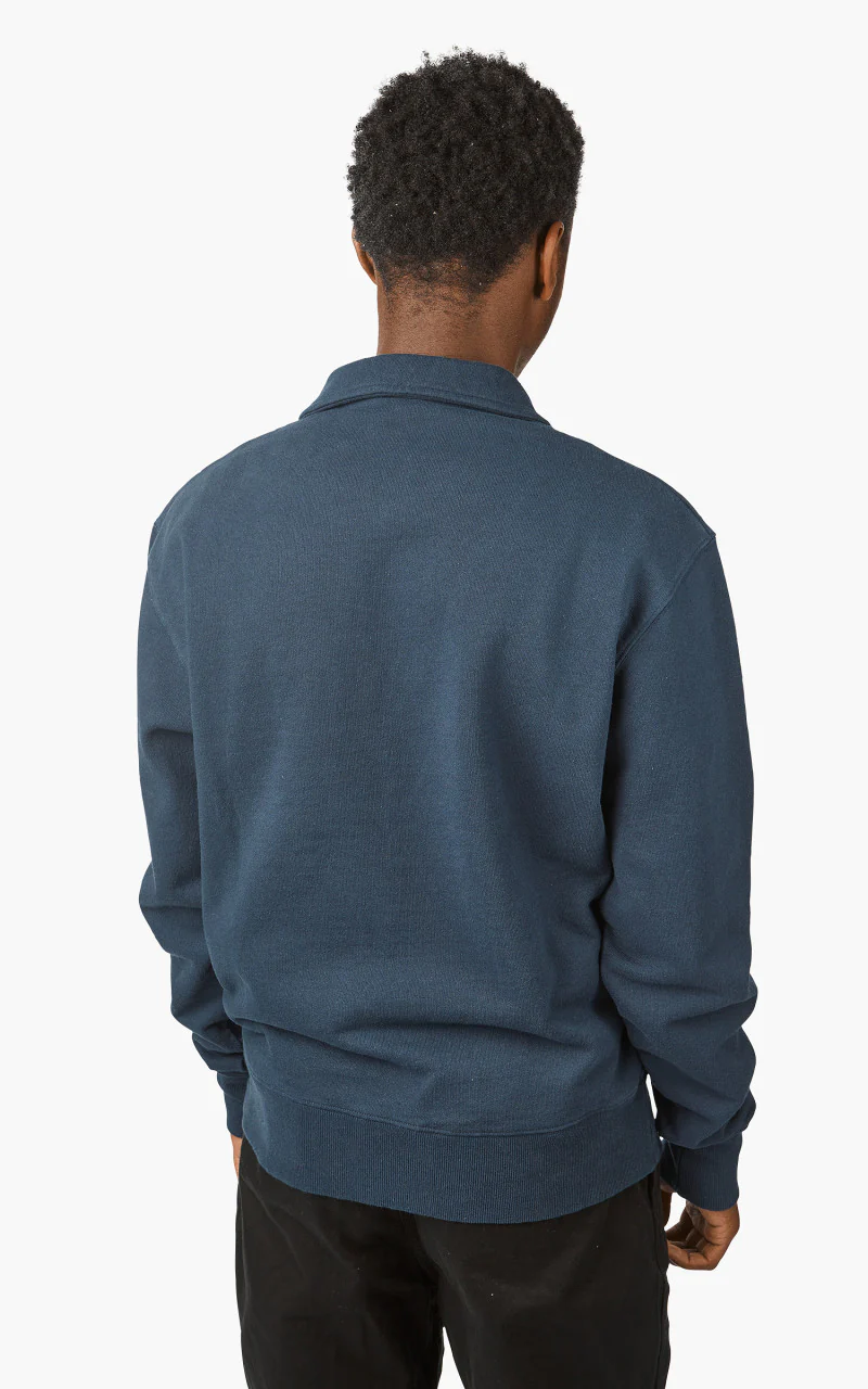 Deus Ex Machina Naval Zip Neck Navy - Image 3