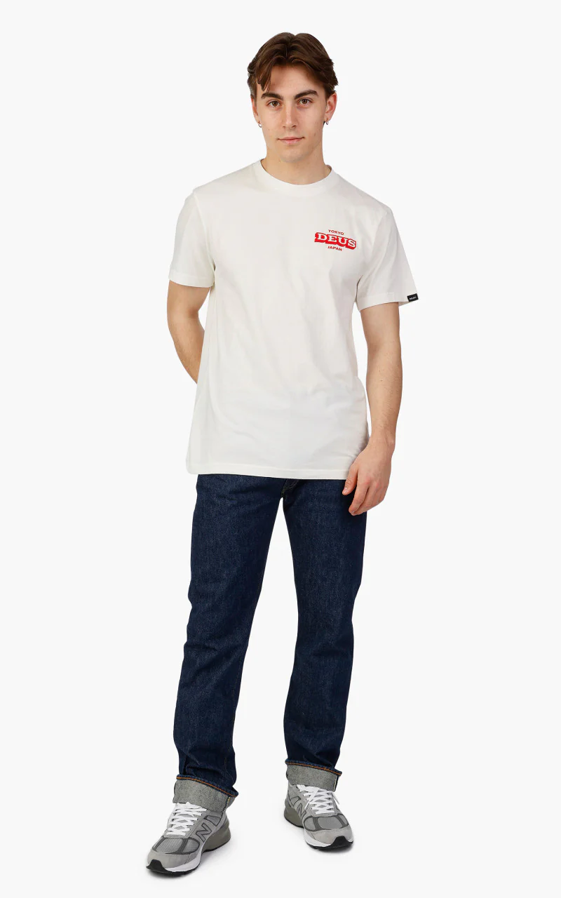 Deus Ex Machina Redline Tee Vintage White - Image 2