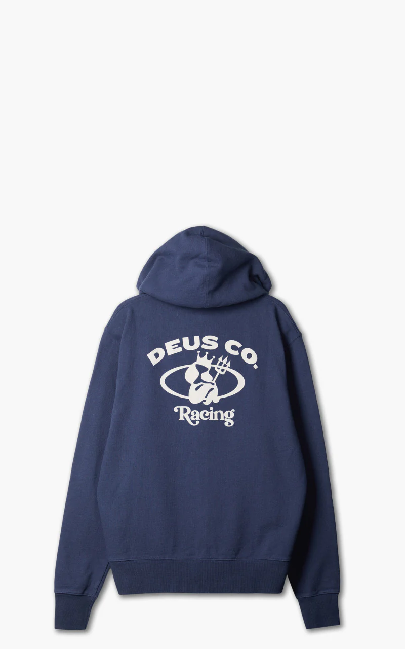 Deus Ex Machina Sirens Zip Thru Hood Navy - Image 3