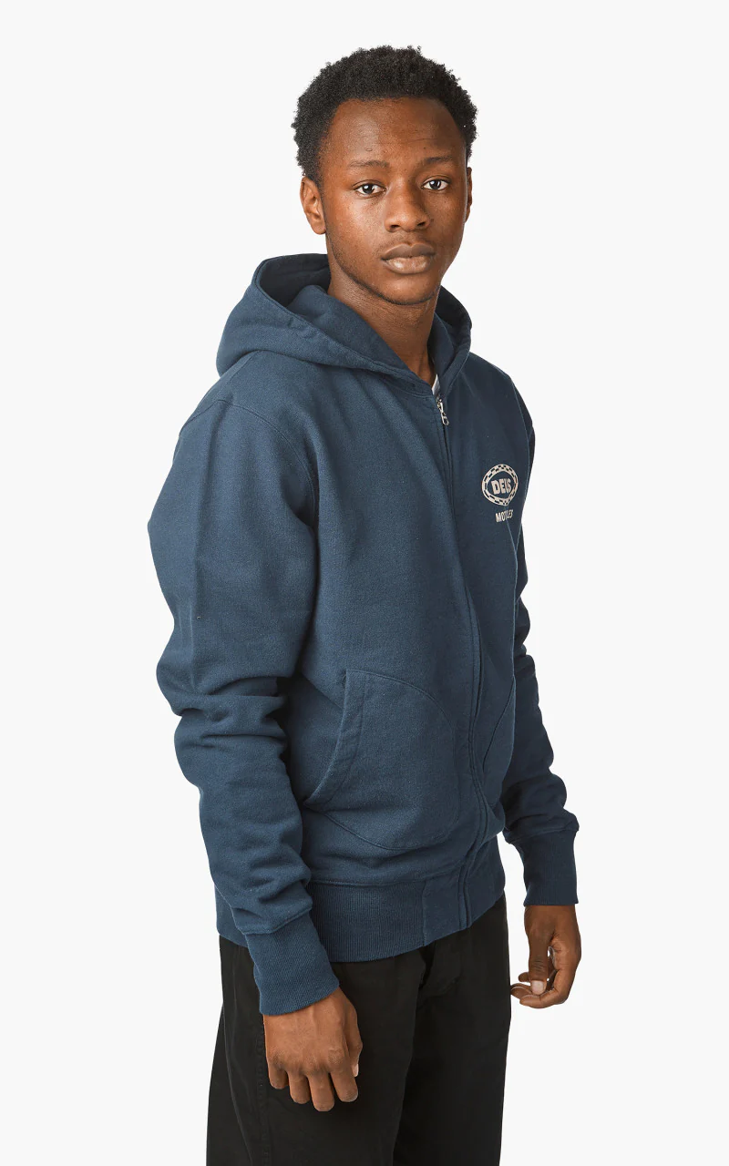 Deus Ex Machina Sirens Zip Thru Hood Navy - Image 5