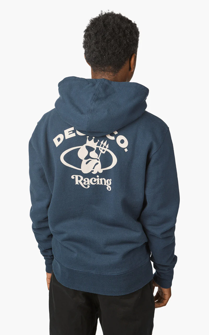 Deus Ex Machina Sirens Zip Thru Hood Navy - Image 7