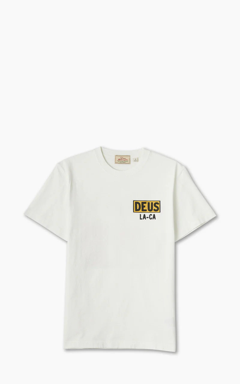 Deus Ex Machina Super Stitious Tee Vintage White