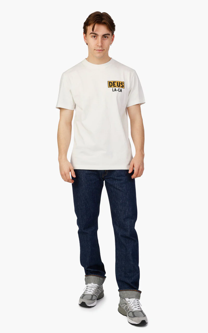 Deus Ex Machina Super Stitious Tee Vintage White - Image 2