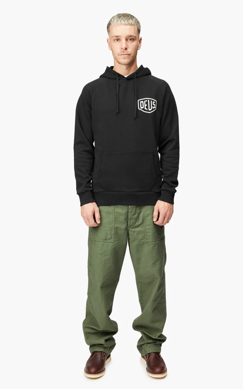 Deus Ex Machina Tokyo Address Hoodie Black - Image 5