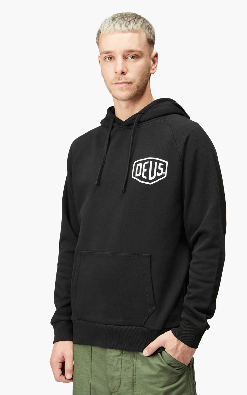 Deus Ex Machina Tokyo Address Hoodie Black - Image 6