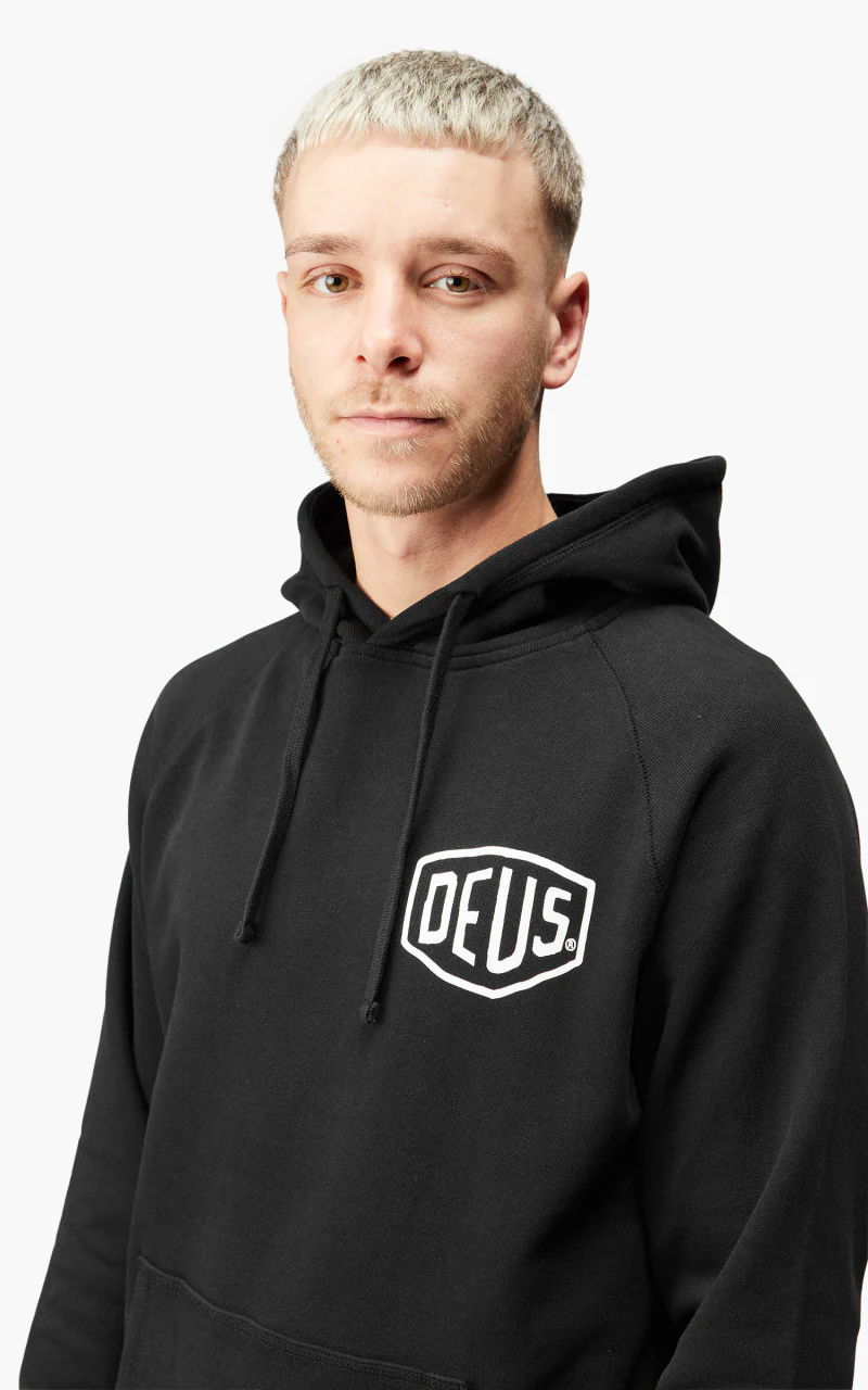Deus Ex Machina Tokyo Address Hoodie Black - Image 9