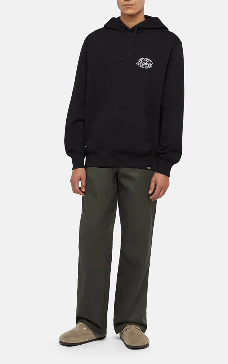 Dickies Globe Hoodie Black - Image 4