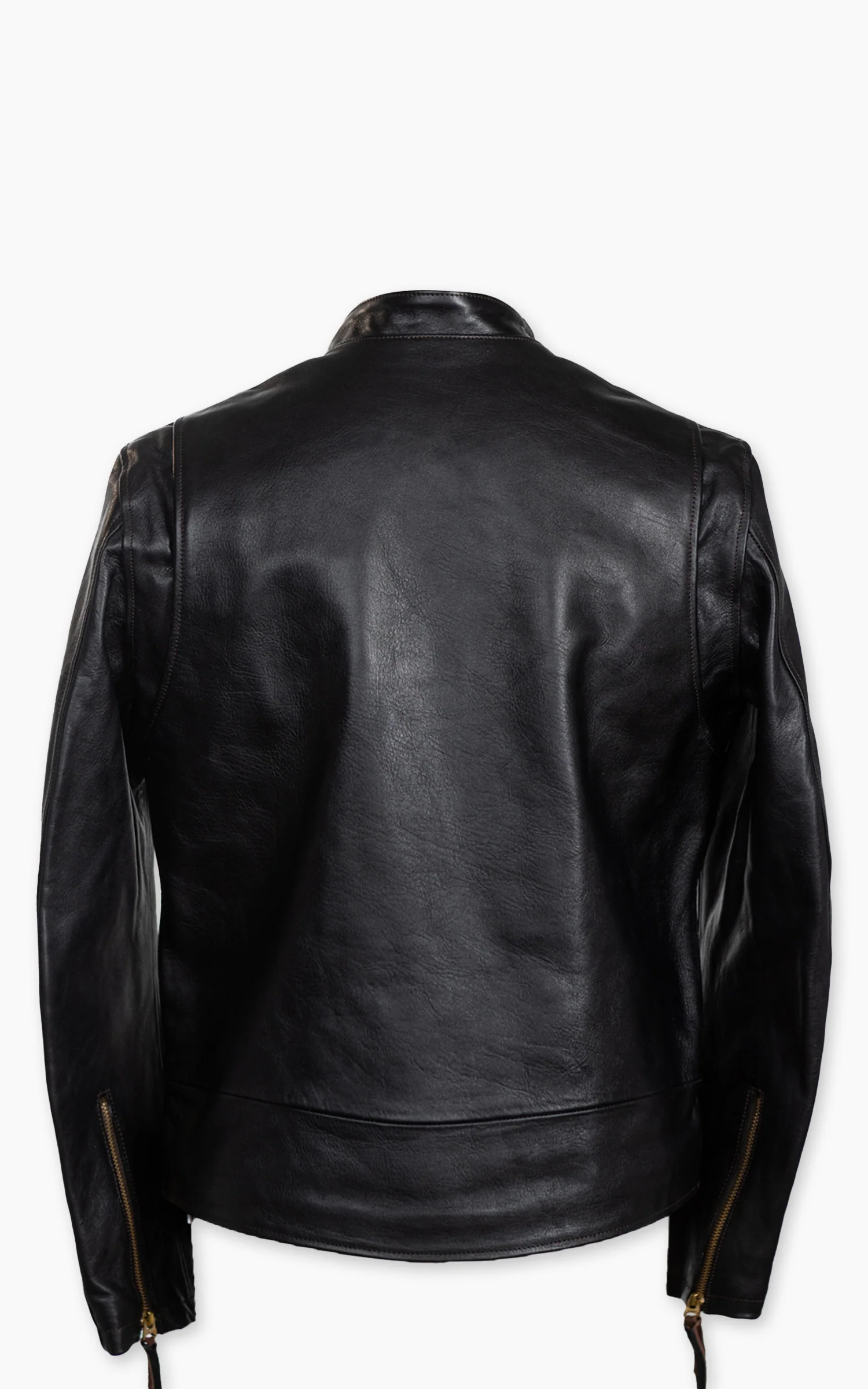 Double Helix Single Legend Horsehide Leather Rider Jacket Black - Image 3
