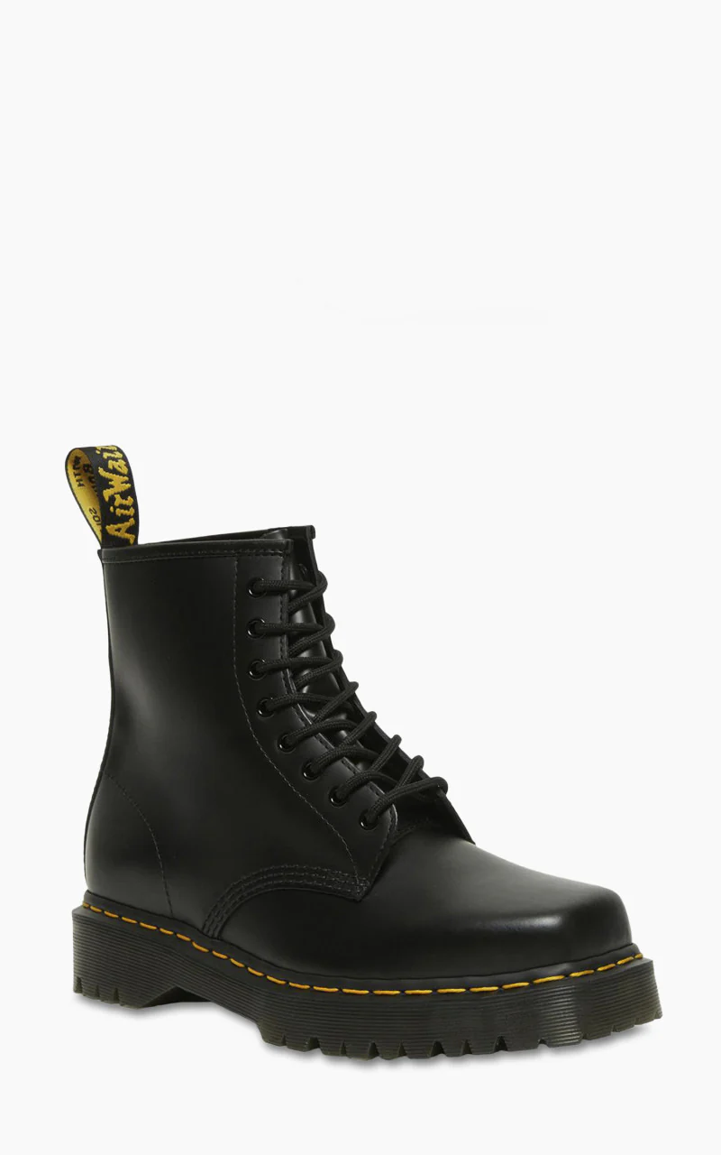 Dr. Martens 1460 Bex Squared Toe Leather Lace Up Boots Black - Image 6