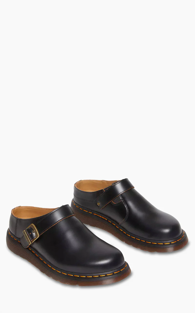 Dr. Martens Isham Buckle Mule Vintage Smooth Black - Image 2