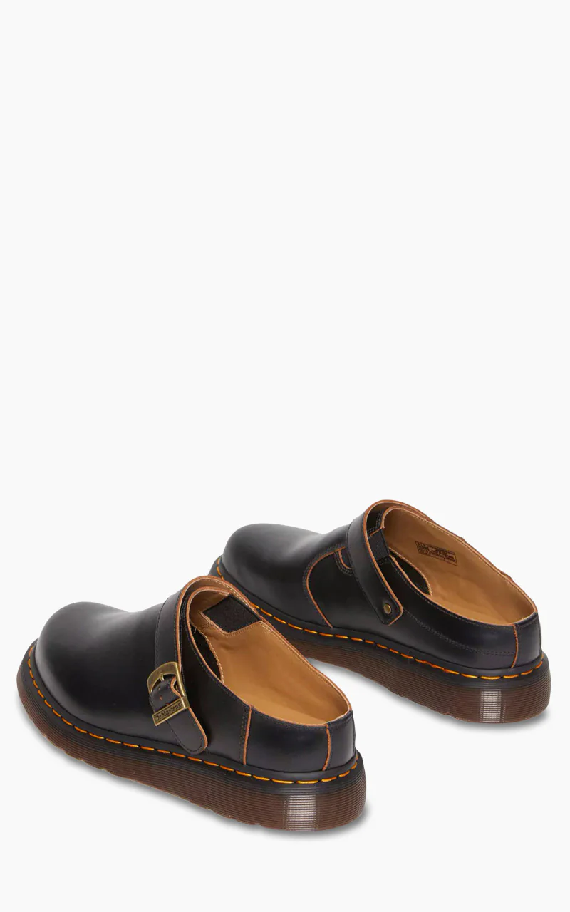 Dr. Martens Isham Buckle Mule Vintage Smooth Black - Image 3