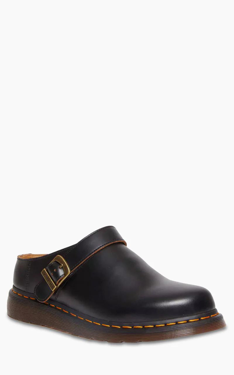 Dr. Martens Isham Buckle Mule Vintage Smooth Black - Image 7