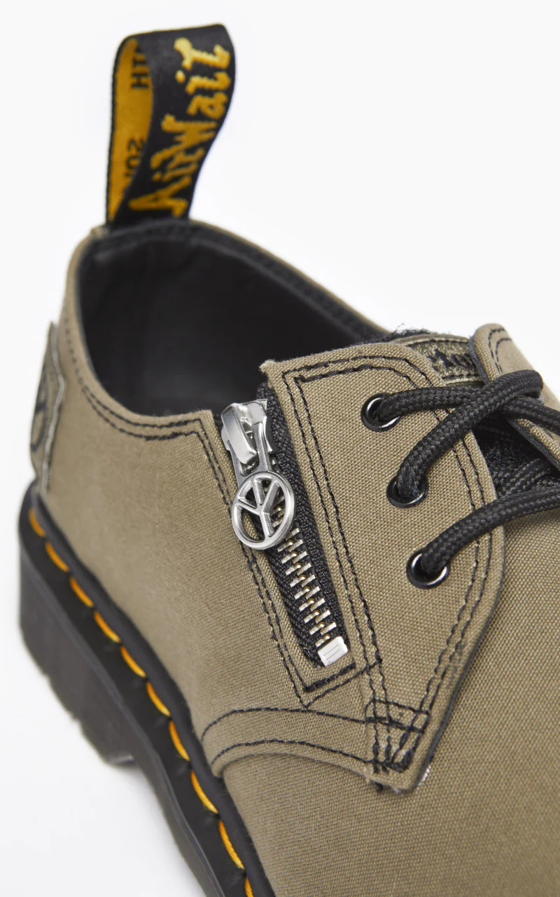 Dr. Martens x Babylon 1461 DMS Olive/Black - Image 2