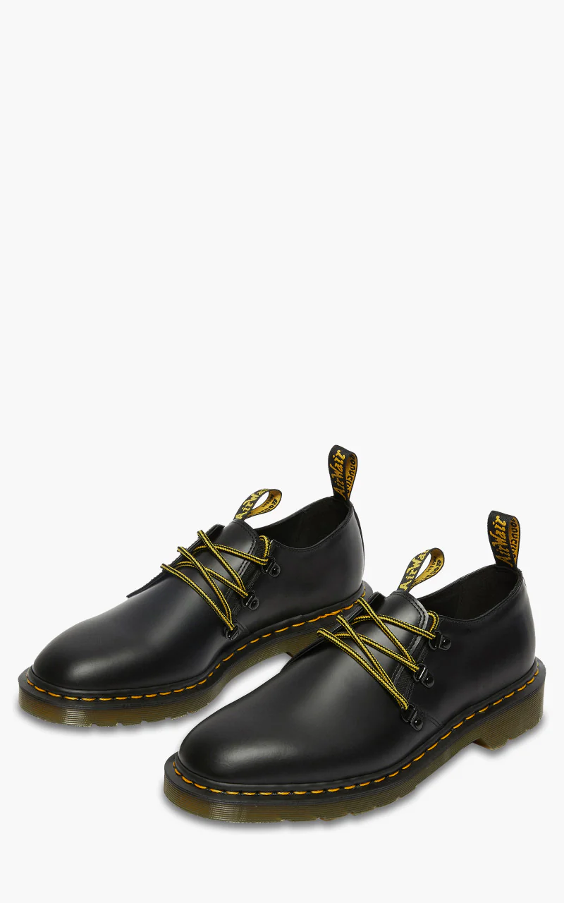 Dr. Martens x Engineered Garments 1461 Leather Lace Up Shoes Black Smooth - Image 6
