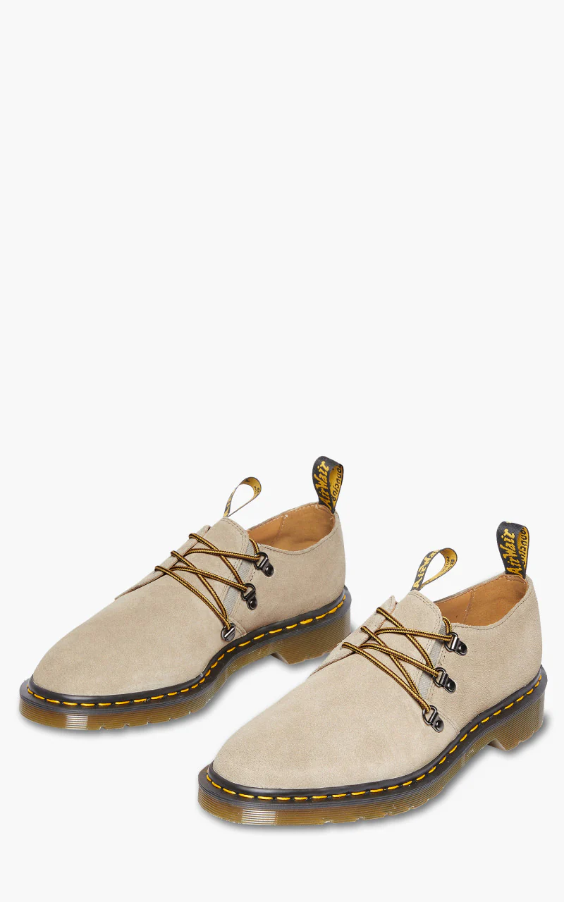 Dr. Martens x Engineered Garments 1461 Leather Lace Up Shoes Milkshake Hi Suede - Image 6