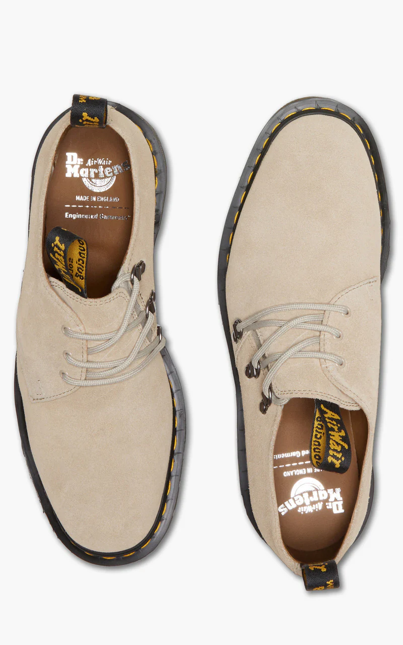 Dr. Martens x Engineered Garments 1461 Leather Lace Up Shoes Milkshake Hi Suede - Image 8