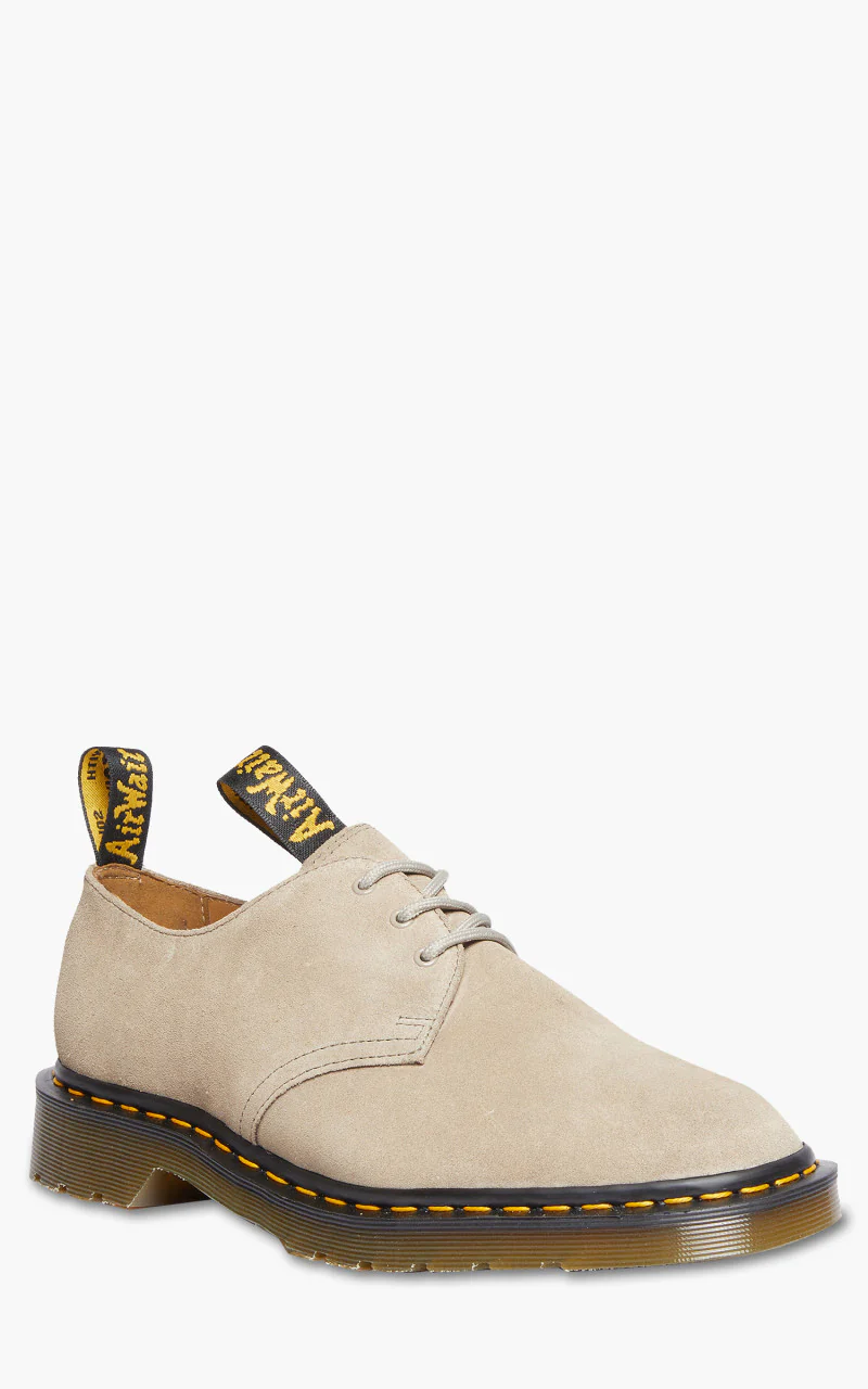 Dr. Martens x Engineered Garments 1461 Leather Lace Up Shoes Milkshake Hi Suede - Image 9