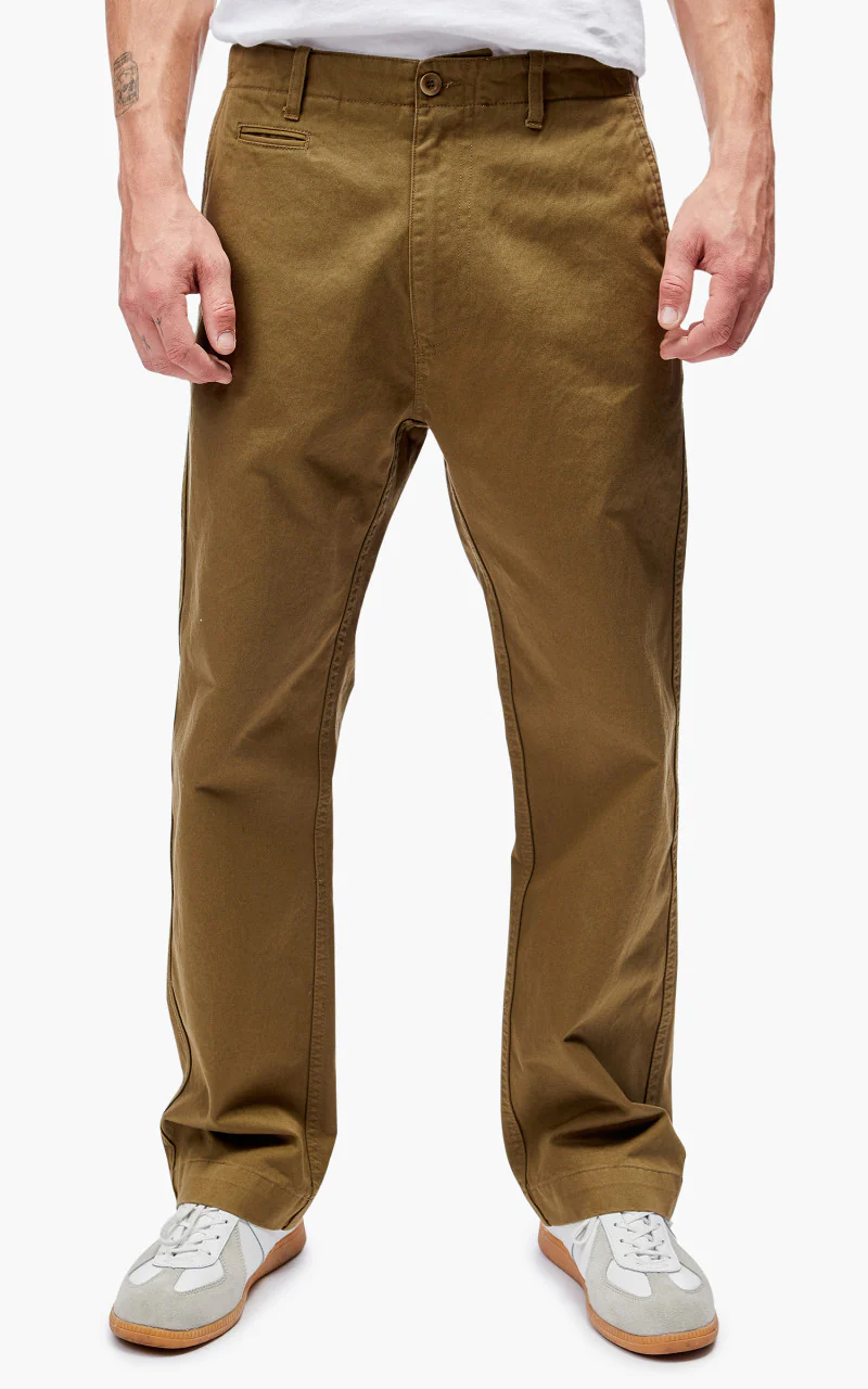 East Harbour Surplus Axel Wide Chino Green - Image 4