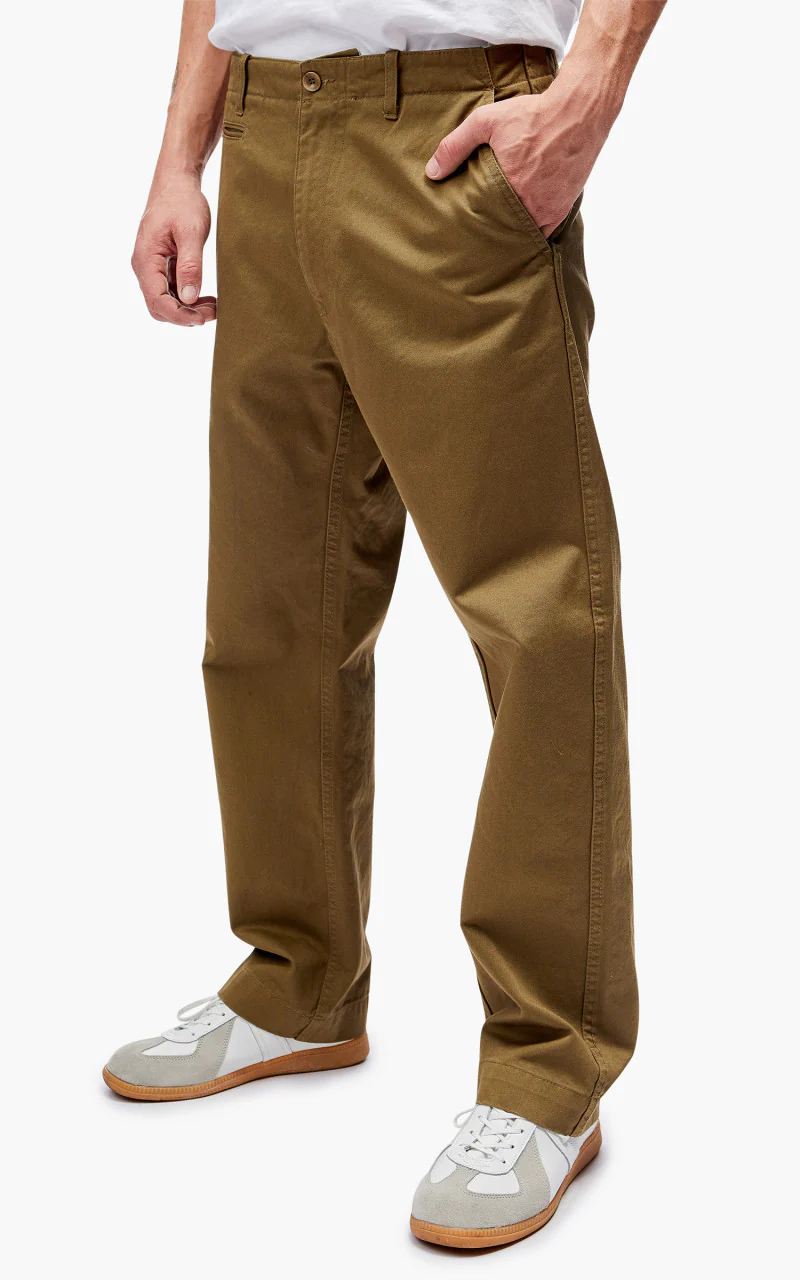 East Harbour Surplus Axel Wide Chino Green - Image 5