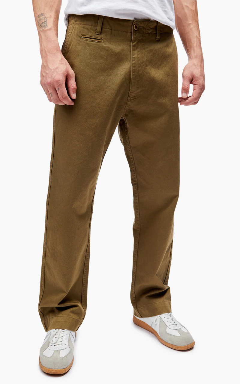 East Harbour Surplus Axel Wide Chino Green - Image 8