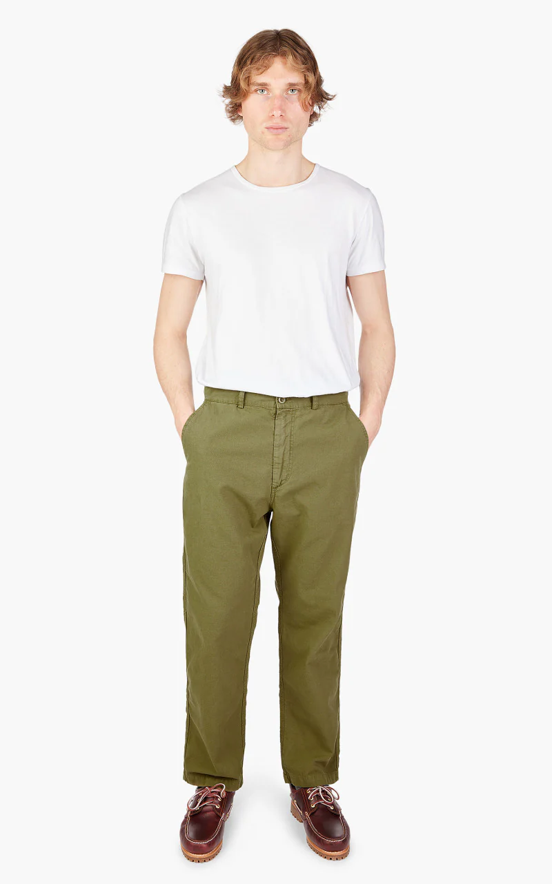 East Harbour Surplus Cece 71 Work Pants Military Green - Image 2