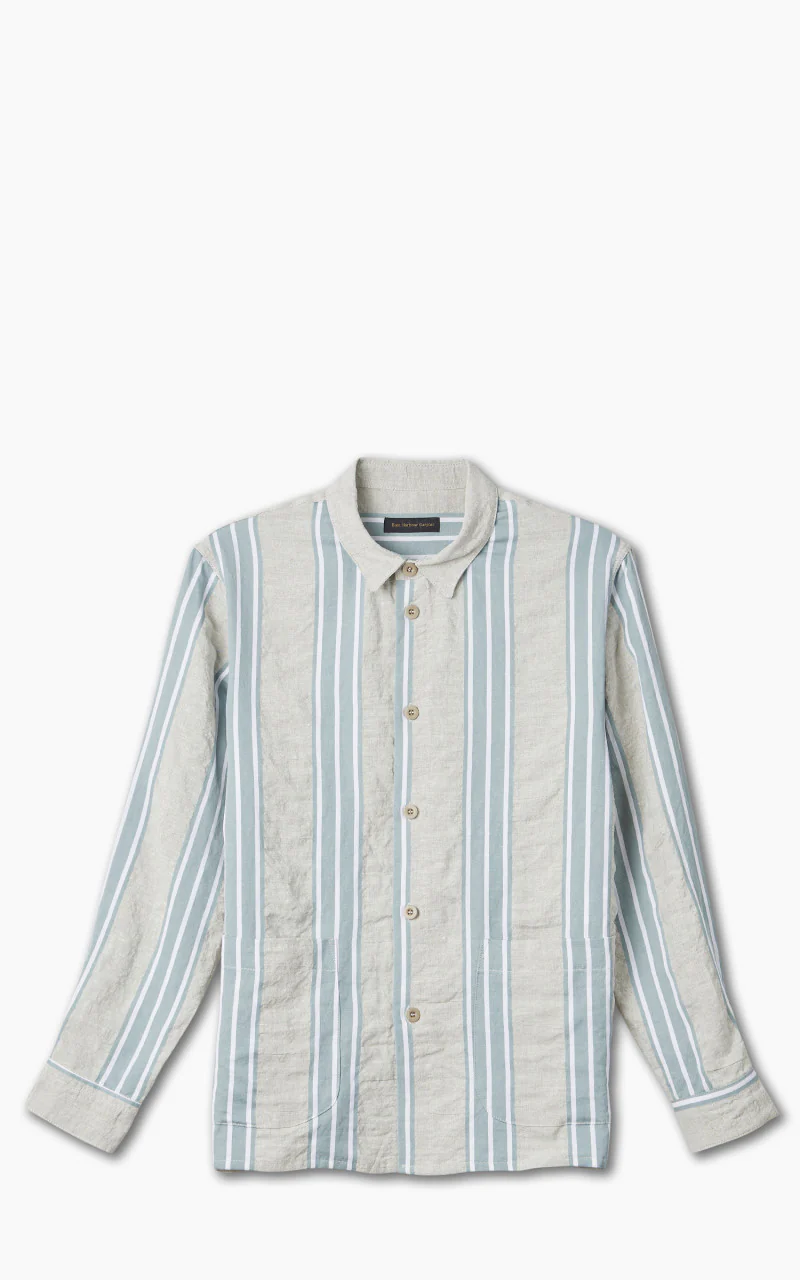 East Harbour Surplus Hadley 80 Shirt Jacket Striped Linen
