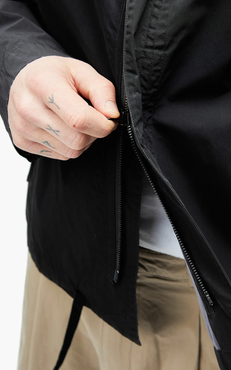 Eastlogue Fishtail Shirt Jacket Pigment Black - Image 10