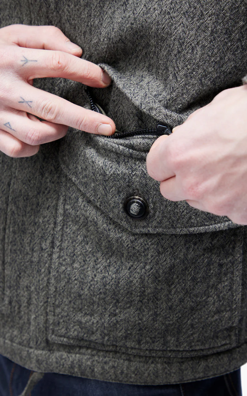 Eastlogue MK-3 Jacket Grey Wool - Image 8