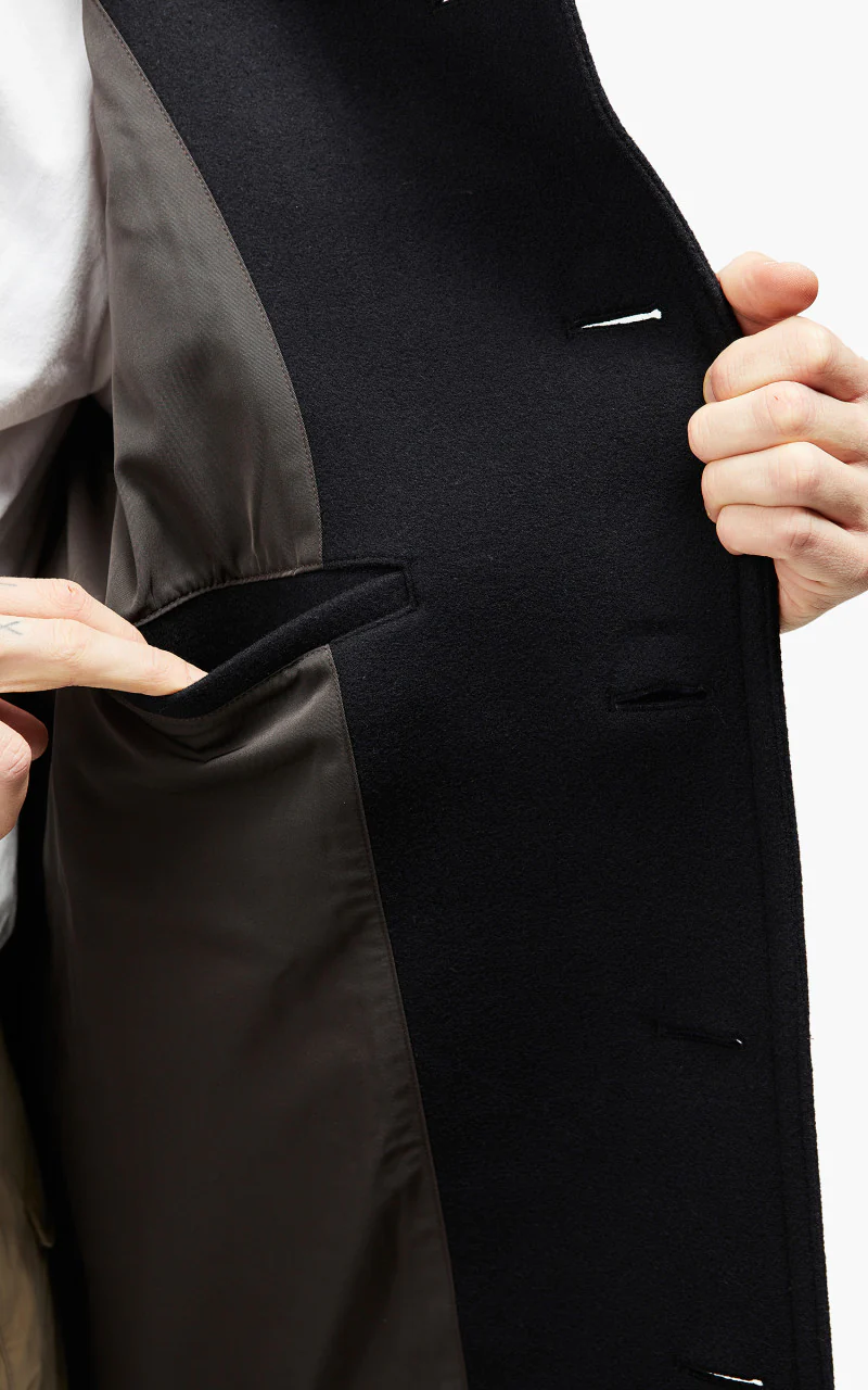 Eastlogue Pea Coat Navy - Image 8