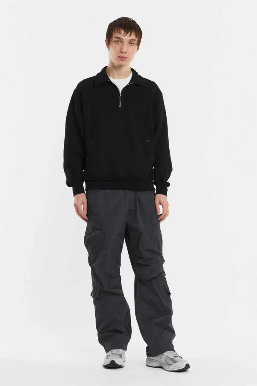 Eastlogue Scout Pullover Sweatshirt Black - Image 2