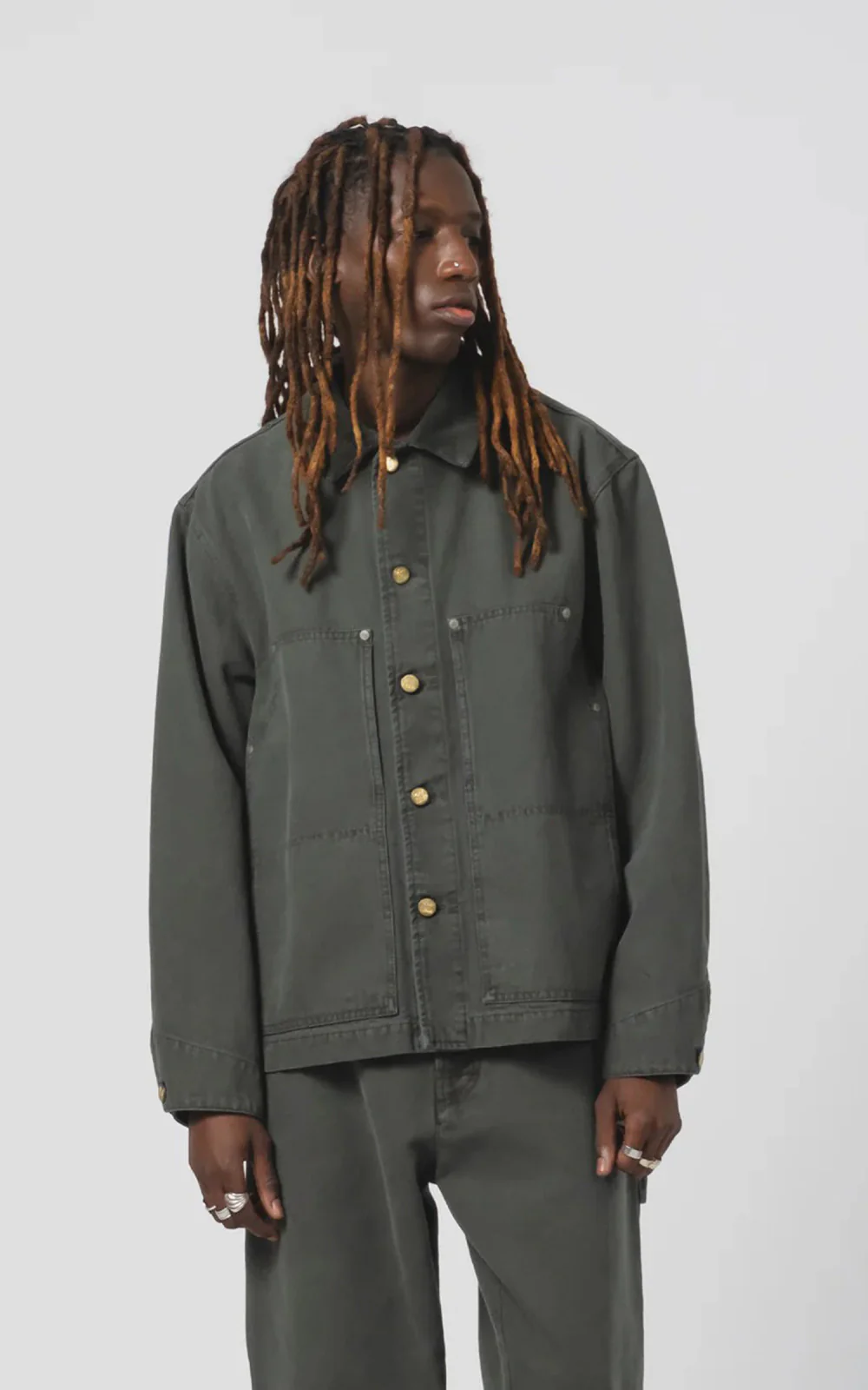 Eat Dust Arizona Jacket Canvas Forest Green - Image 2