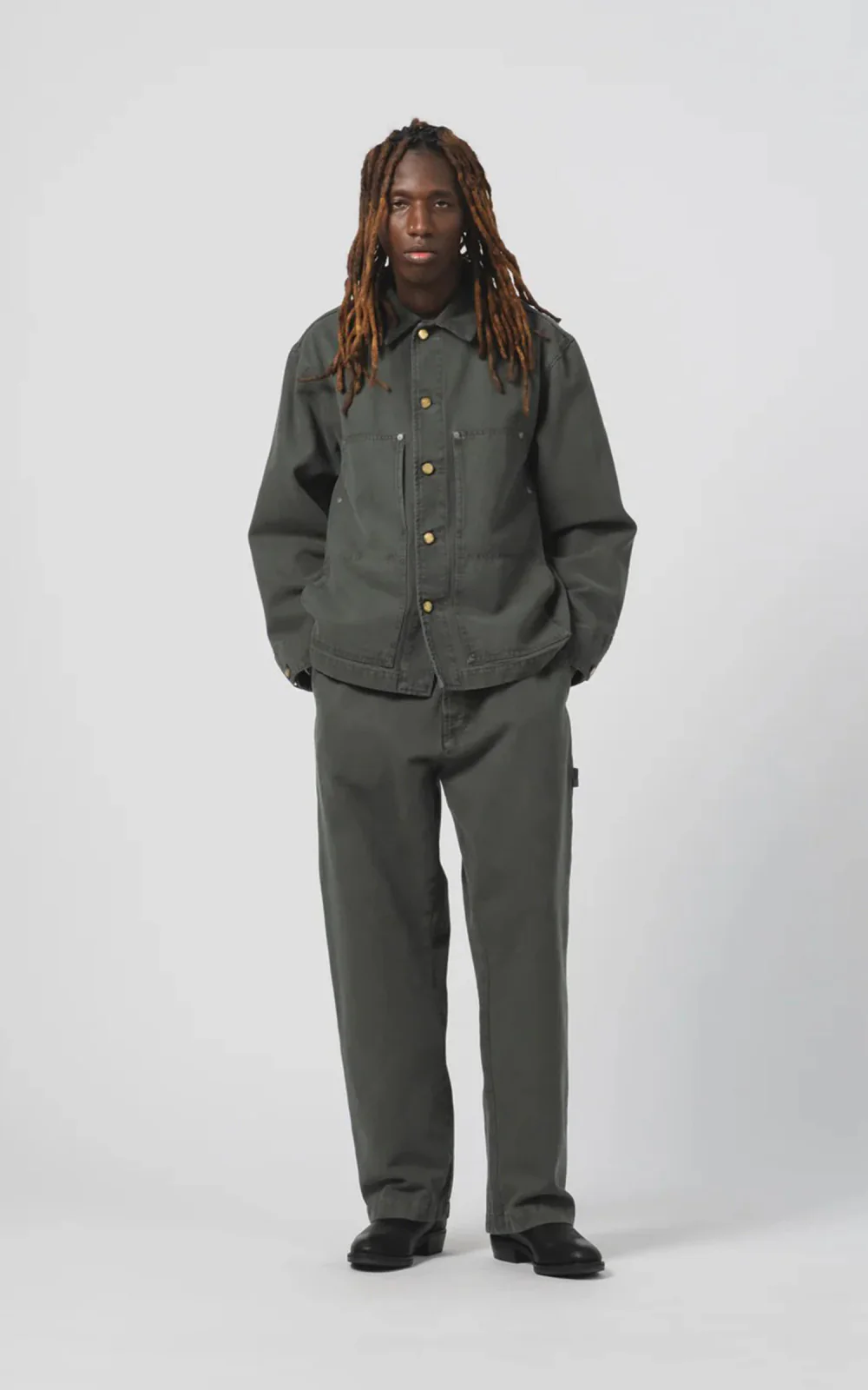 Eat Dust Arizona Jacket Canvas Forest Green - Image 4