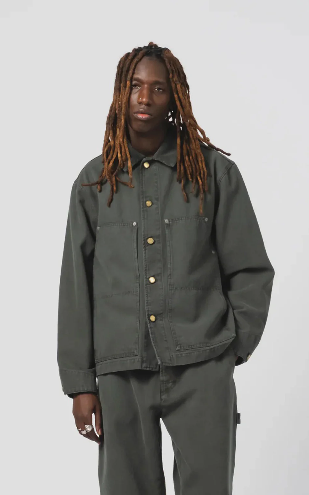 Eat Dust Arizona Jacket Canvas Forest Green - Image 5