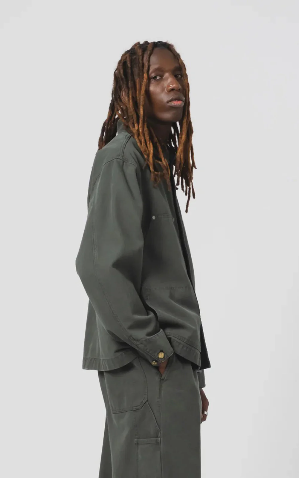 Eat Dust Arizona Jacket Canvas Forest Green - Image 6