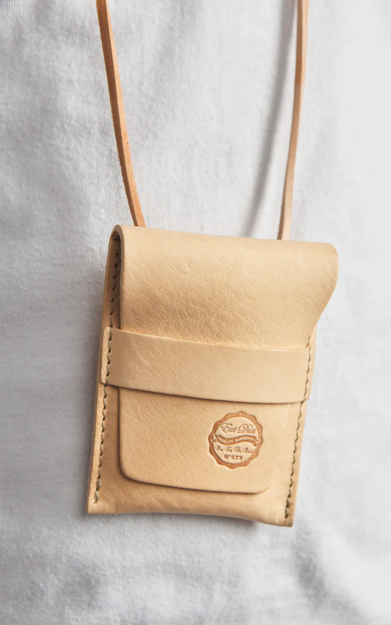 Eat Dust Chopper Pouch Leather Natural - Image 5