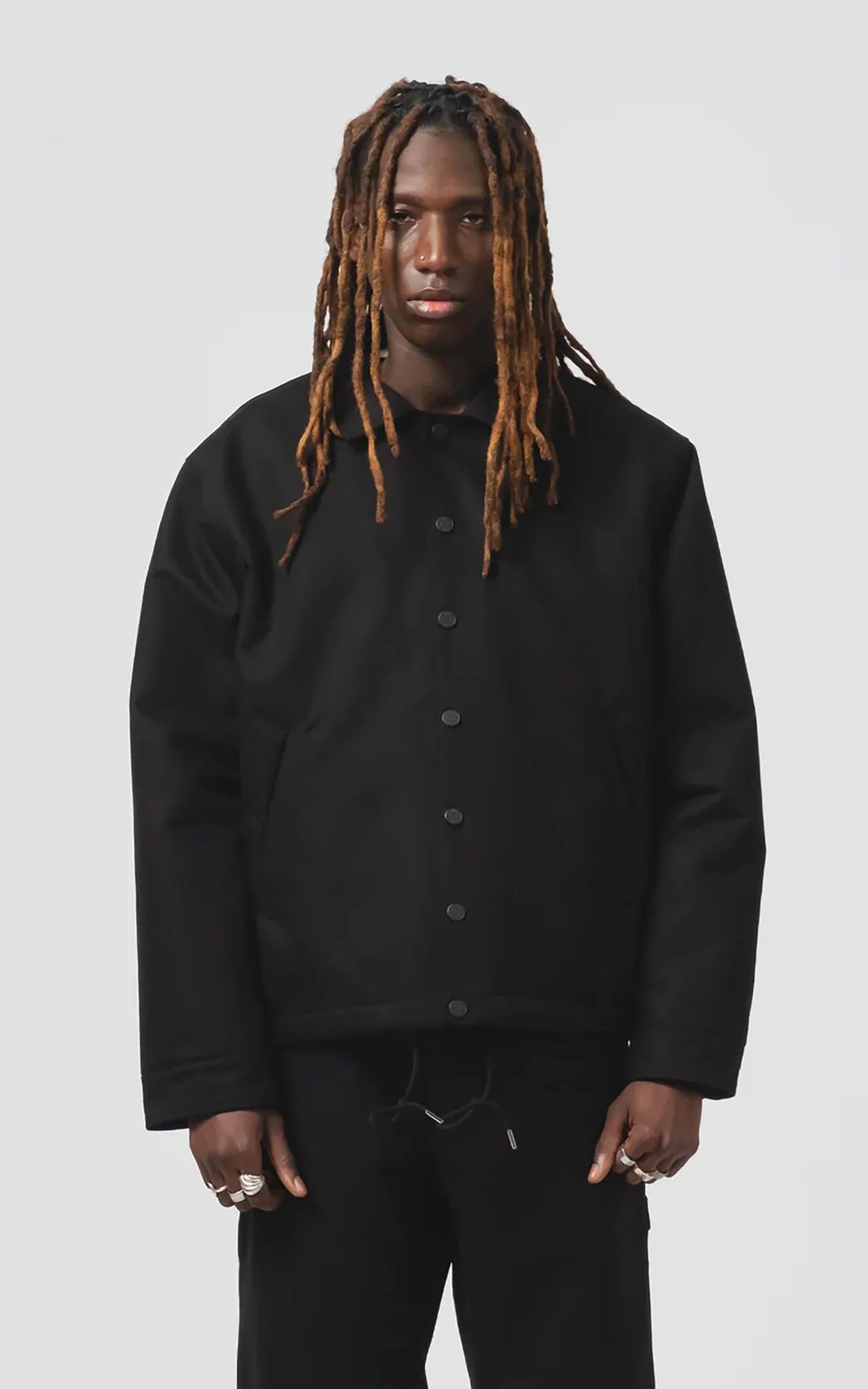 Eat Dust Dago Jacket Nebraska Cotton Black - Image 2